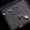 silver restoring ancient ways natural hetian jade magnolia lotus   high-grade joker female Thai silver bracelet