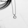 size 1.3*1.6*0.1cm vintage queen coin charm jewelry Elizabeth beauty pendant necklaces women cute gifts drop ship di009