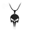 skull necklace Pendant Superhero Personality Charm Punishment Skull Dark Knight Necklace for Woman man gift