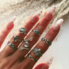 snake rings set for women anillos jewelry bague femme ring sets adjustable for girls punk accessories  schmuck jewellery