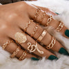 snake rings set for women anillos jewelry bague femme ring sets adjustable for girls punk accessories  schmuck jewellery
