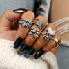 snake rings set for women anillos jewelry bague femme ring sets adjustable for girls punk accessories  schmuck jewellery