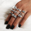 snake rings set for women anillos jewelry bague femme ring sets adjustable for girls punk accessories  schmuck jewellery