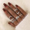 snake rings set for women anillos jewelry bague femme ring sets adjustable for girls punk accessories  schmuck jewellery