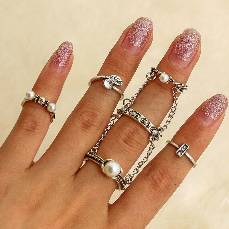 snake rings set for women anillos jewelry bague femme ring sets adjustable for girls punk accessories  schmuck jewellery