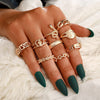 snake rings set for women anillos jewelry bague femme ring sets adjustable for girls punk accessories  schmuck jewellery