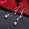 special offer 925 sterling silver classic beads necklaces long earring jewelry sets for women wedding engagement gifts