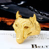 Nordic wolf hammer of Thor Norse Viking men ring 2020 new arrivals men's jewelry