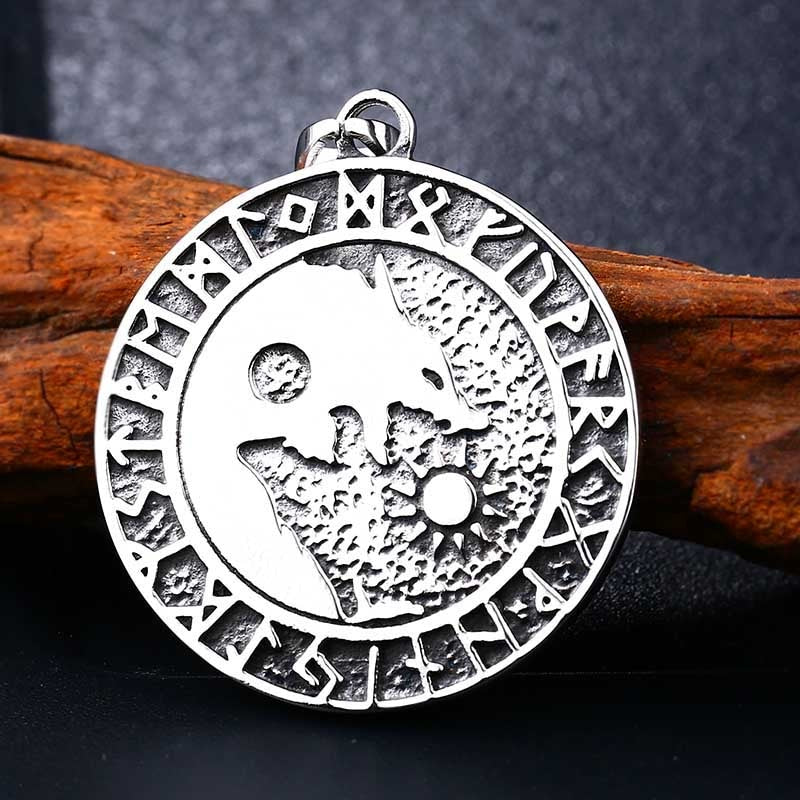 steel soldier vintage Star of David viking pendant thor nordic necklace mens jewelry stainless steel