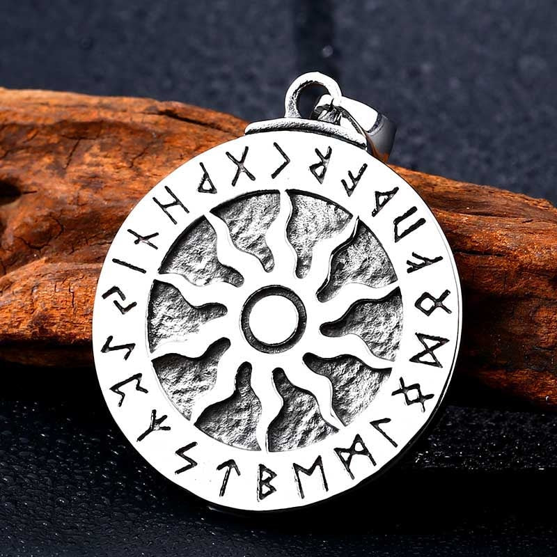 steel soldier vintage Star of David viking pendant thor nordic necklace mens jewelry stainless steel