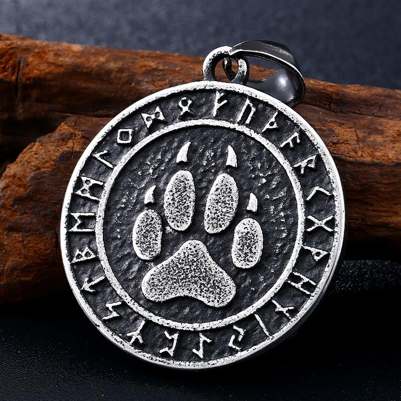 steel soldier vintage Star of David viking pendant thor nordic necklace mens jewelry stainless steel