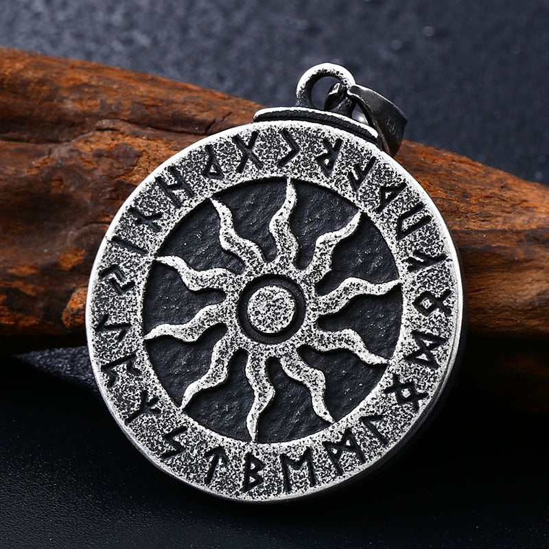 steel soldier vintage Star of David viking pendant thor nordic necklace mens jewelry stainless steel