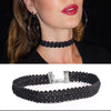 summer bohemia  jewelry accessories  Black Lace Wave Choker  necklace for couple lovers'  N172