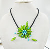 sweet . Bosnian Style Lady Shell Flower Necklace 19"