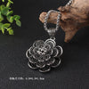 titanium steel Chains vintage Tibetan Silver pendant jewelry Ethnic Elephant god lotus abacus fate Nepal vintage necklace