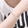 trending products Noble Lucky beads bangle 925 sterling Silver cuff Bracelets for Women adjustable Jewelry Party wedding