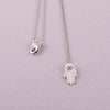 trendy women Hamsa pendant women Necklace Gold/Silver plated God bless Necklace cute pretty gift jewelry