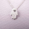trendy women Hamsa pendant women Necklace Gold/Silver plated God bless Necklace cute pretty gift jewelry