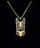 Boho Chic Alloy Boston Terrier necklace cartoon dog pendant golden two colors plated 12pcs/lot