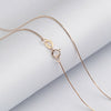 Pure 925 Sterling Silver Classic Basic Chain, silver gold 1mm Snake Chain Necklace 50cm,55cm,60cm, Fishon 925 Jewelry