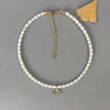 women charm pearls choker beautiful small golden dolphin tail jewelry Valentine's birthday gift for girls handmade adjustable