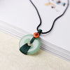 women chokers necklace DIY weave round pendant short chain smooth ethnic jewelry accessories girl gift colar XL175