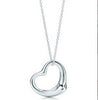 x2 Fashion Love Heart Pendant Necklaces For Women Charming Silver Color Statement Necklaces Party Wedding Jewelry Gift Wholesale