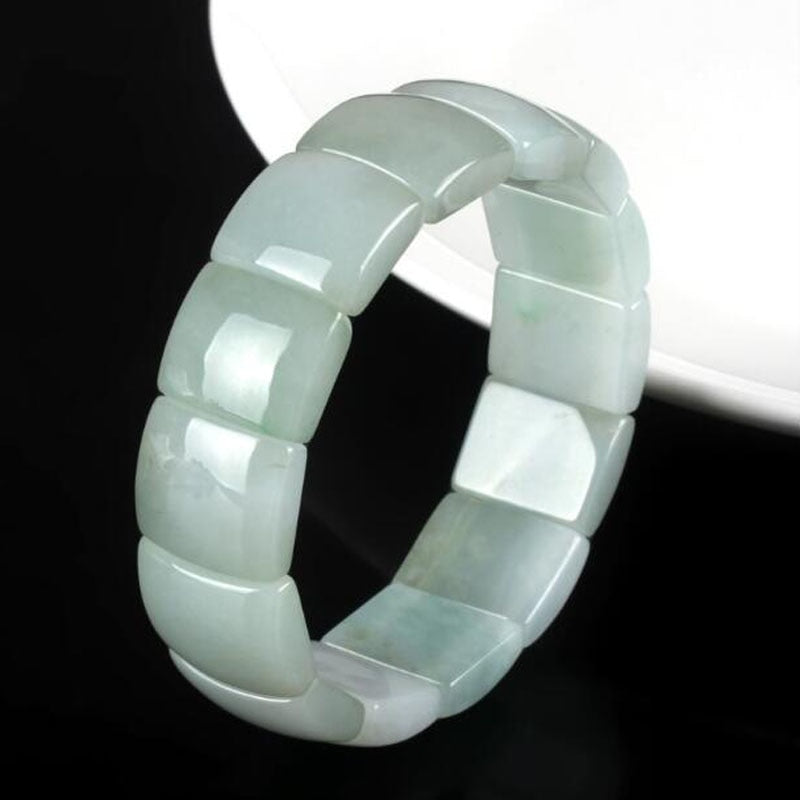 yu xin yuan Fine Jewelry Emerald Jade Charm Bracelets Lucky Amulet Women Men Friends Bracelets Jewelry