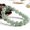 yu xin yuan Fine Jewelry Natural A Emerald 10mm round bead bracelet handmade Jade bangle for men jewelry women jewelry