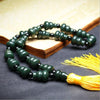 yu xin yuan Fine Jewelry Natural HeTian Qing jade rosary jade pendant calabash bracelet