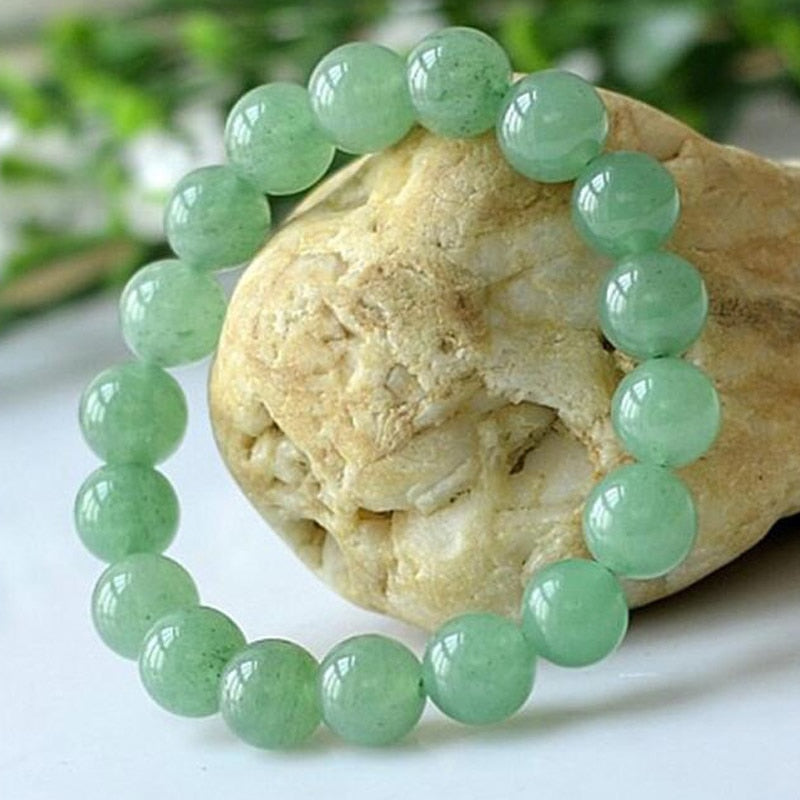 yu xin yuan fashion natural 10mm dong ling jade round beads charm trendy jade bracelets & bangles women and men party jewelry