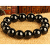 yu xin yuan natural fashion black agate round bead bracelet string girl's hand string gifts