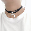 za 2021 women biżuteria damska moon chocker gargantilha pendant necklace statement dainty babygirl necklace