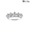 1 pc Exquisite Crown Shaped Ring Rose Gold Color Rings for Women Fashion Romantic Jewelry